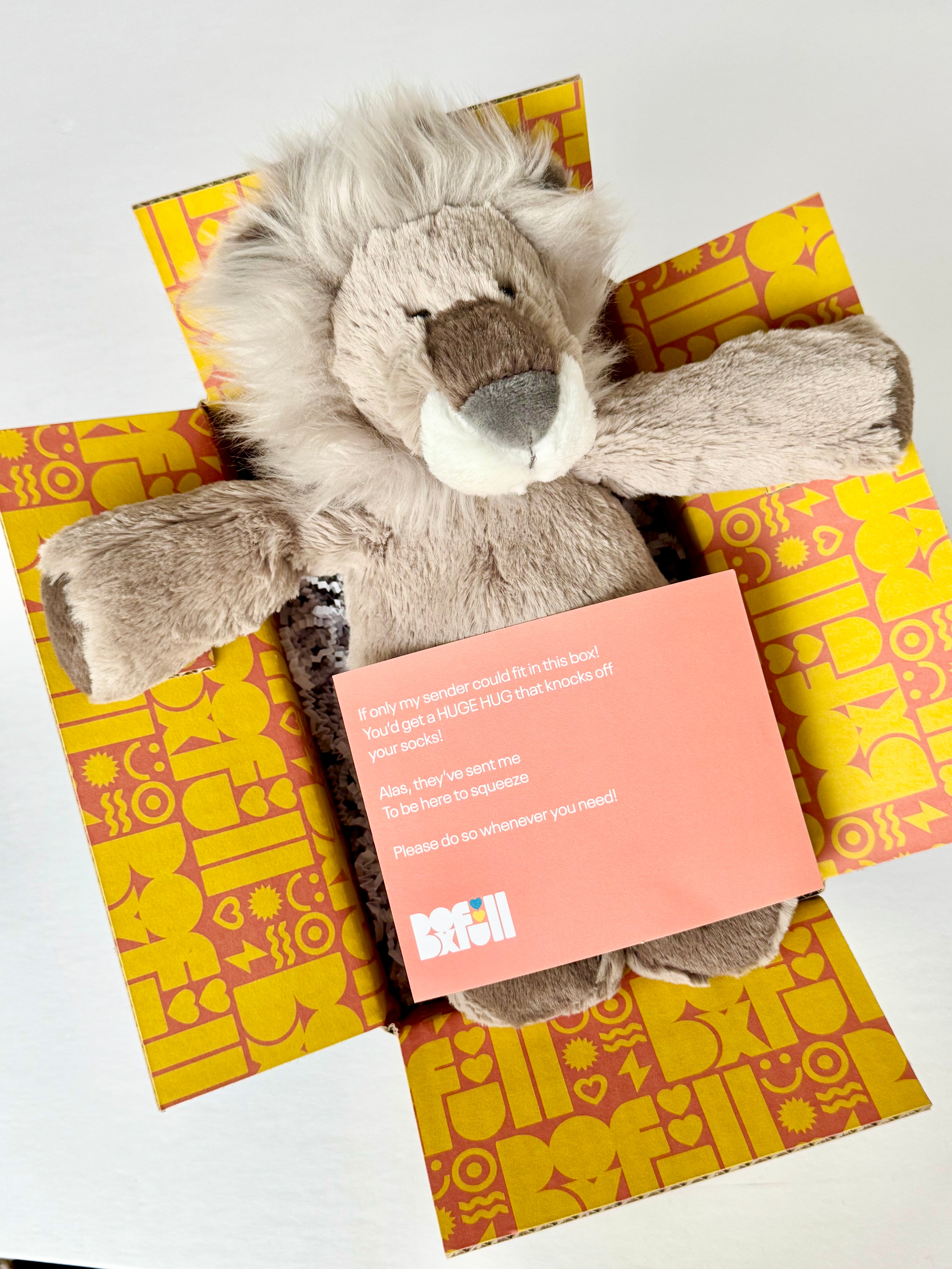 BoxFull of Hugs | Lion