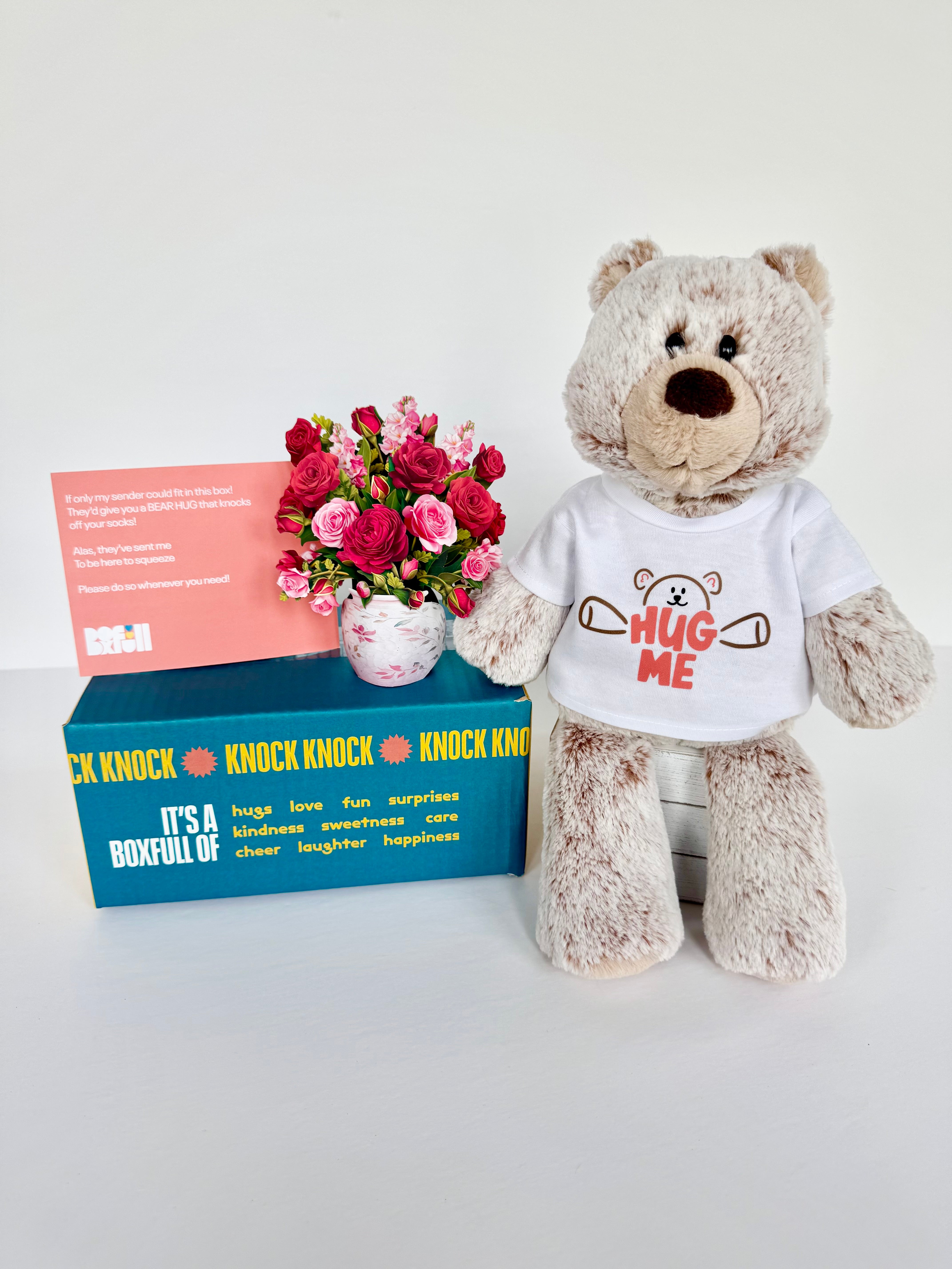 Teddy Bear Hugs and "Flowers"
