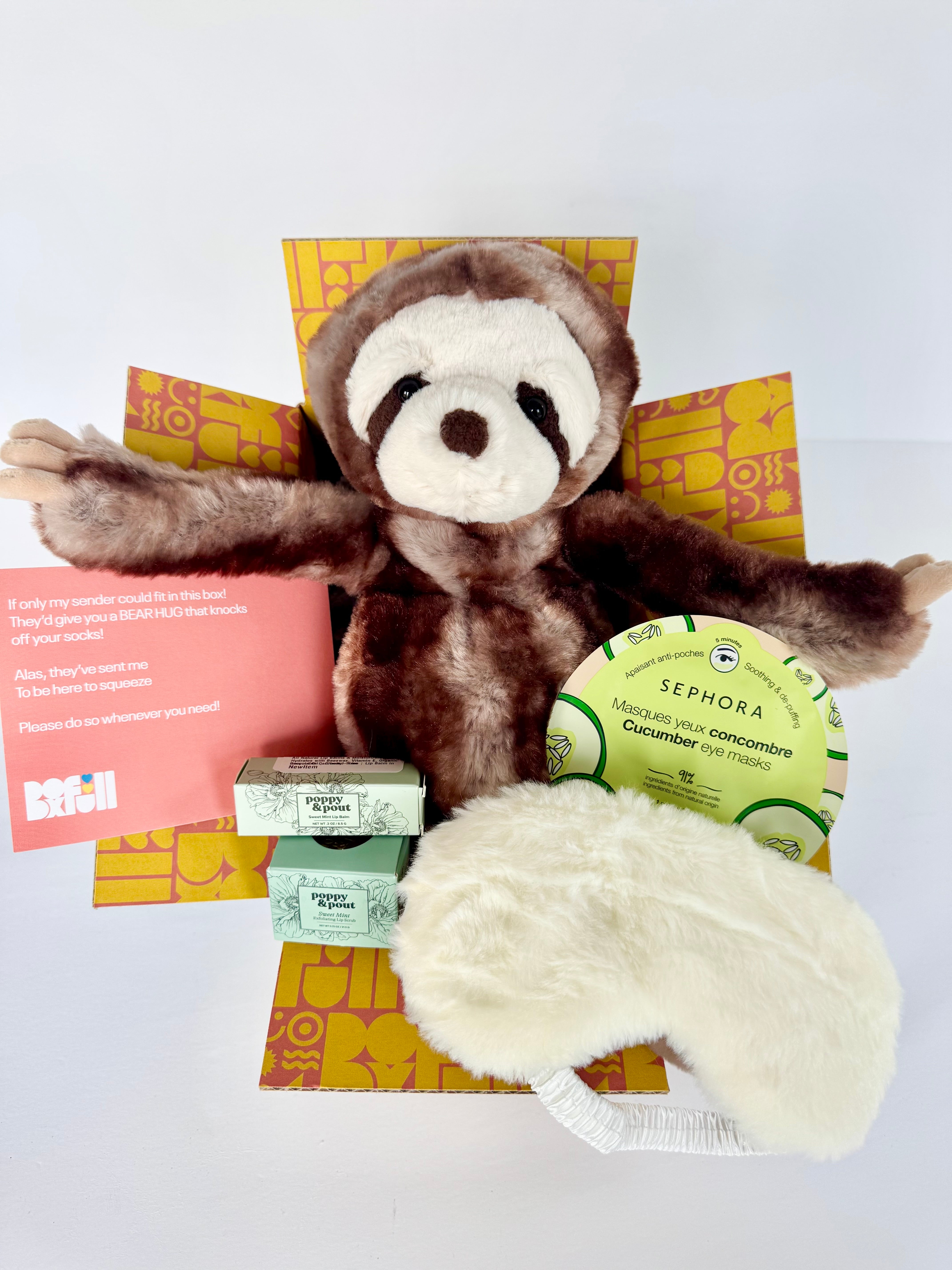 Sloth Hugs and Self Care