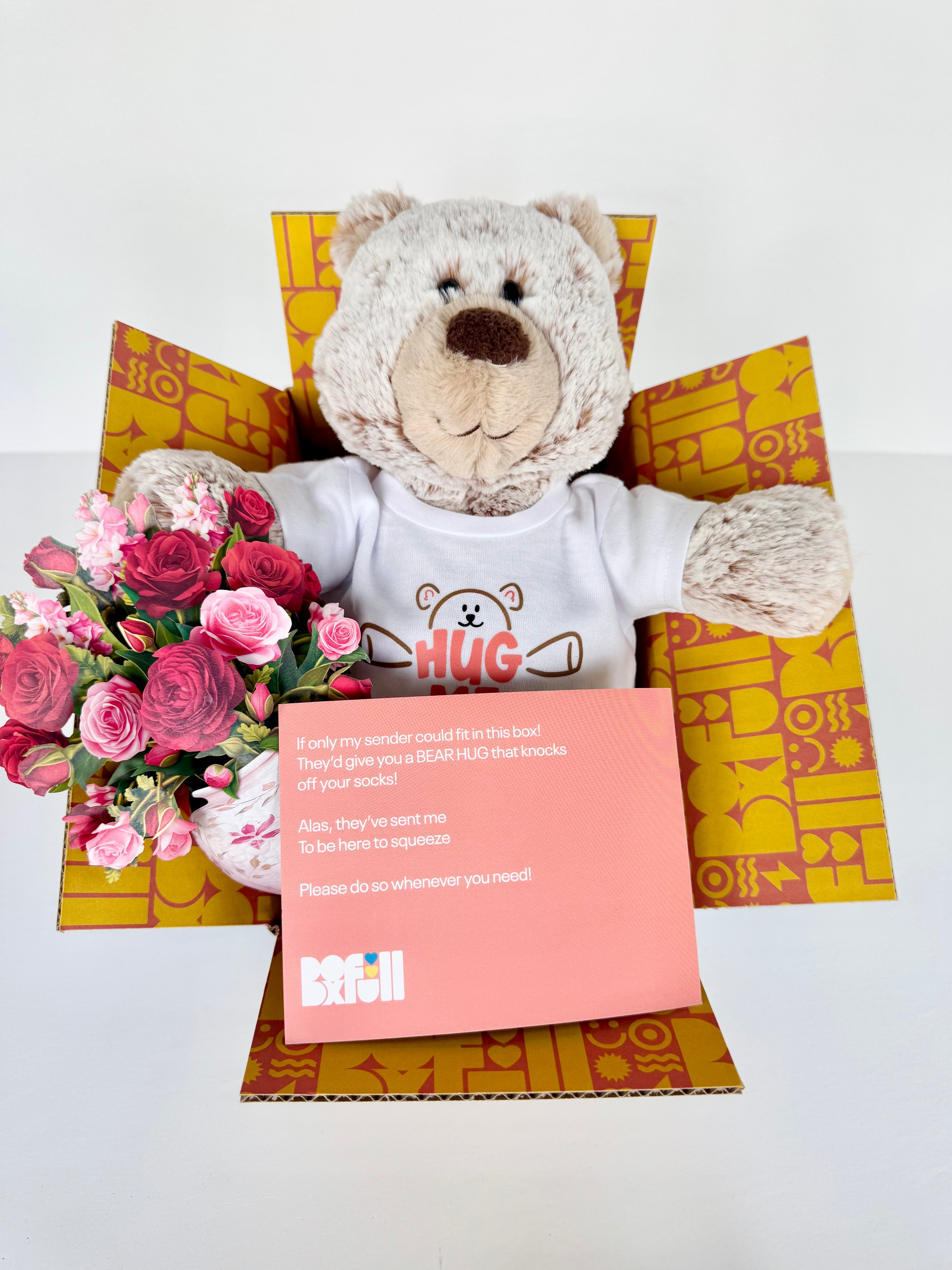 Teddy Bear Hugs and "Flowers"